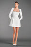 ZUZU™ Crystal Long Sleeve  A Line Dress