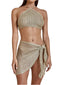 ZUZU™ Ibiza Cross Back Knitted Bikini Cover